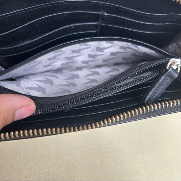 LO&SONS Accordion zipper wallet Black Leather - Picture 7 of 7